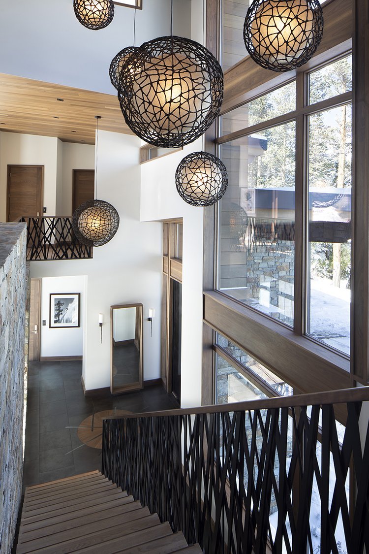 Elegant Interior Lighting in a Mammoth Lakes, CA Modern Home