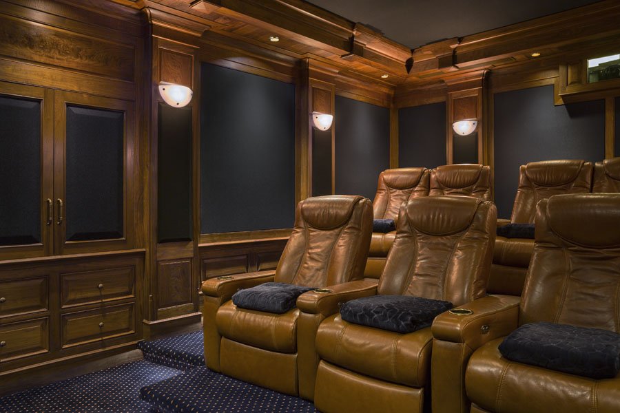 Luxurious Home Theater in Palm Desert, CA