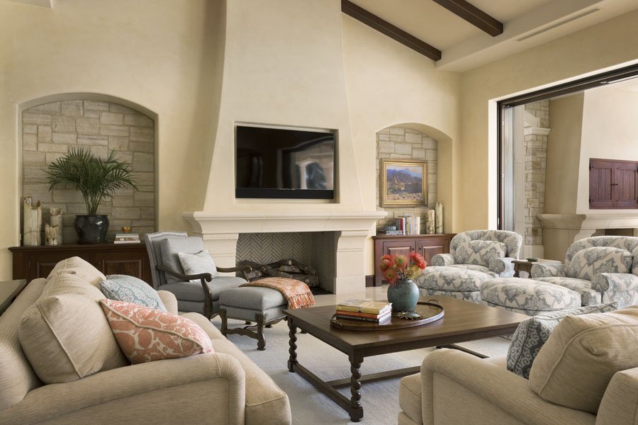 Elegant Living Room in Palm Desert, CA Home