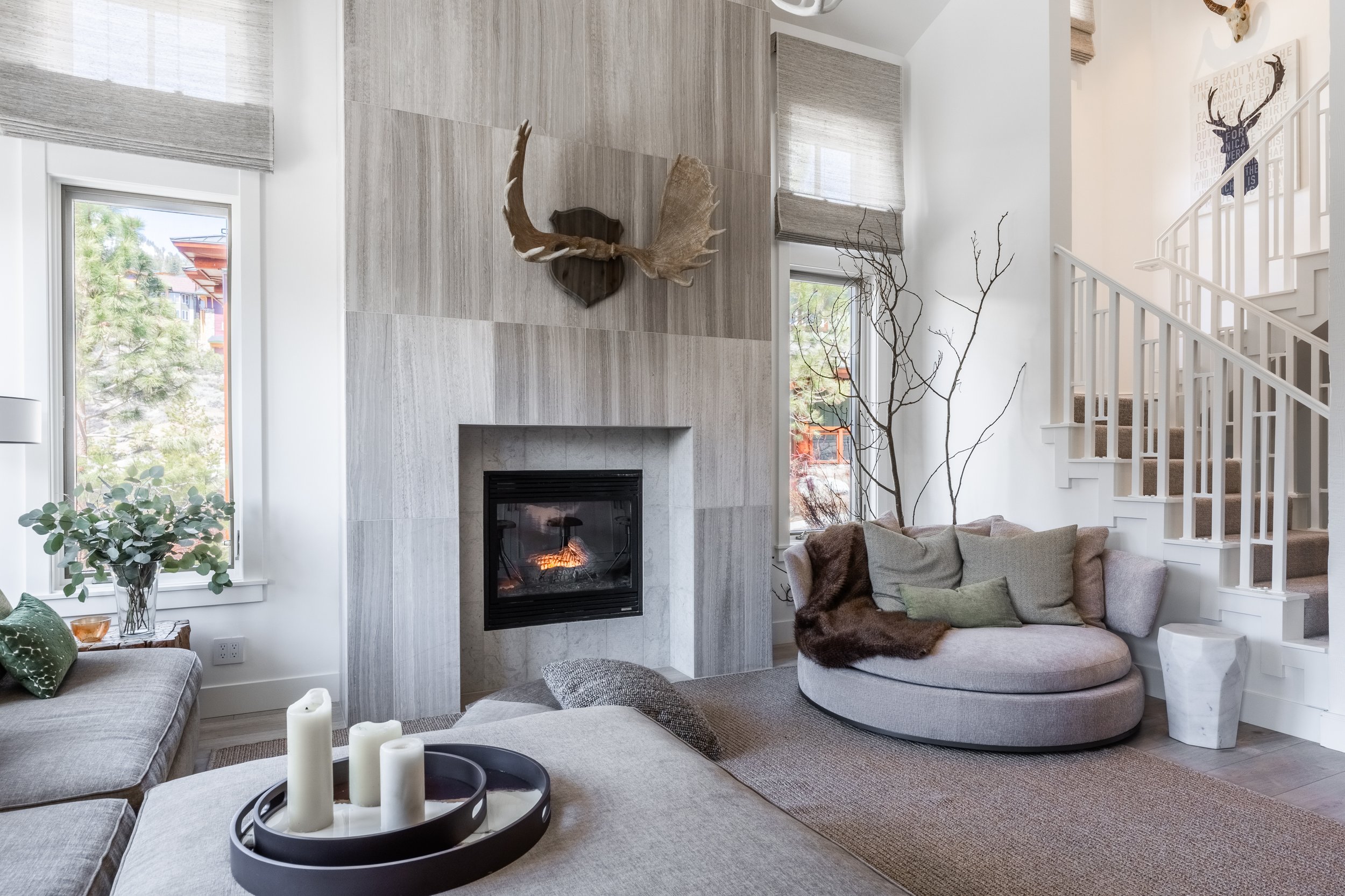 Juniper Crest Living Room Remodel Open Concept Brown Design Group