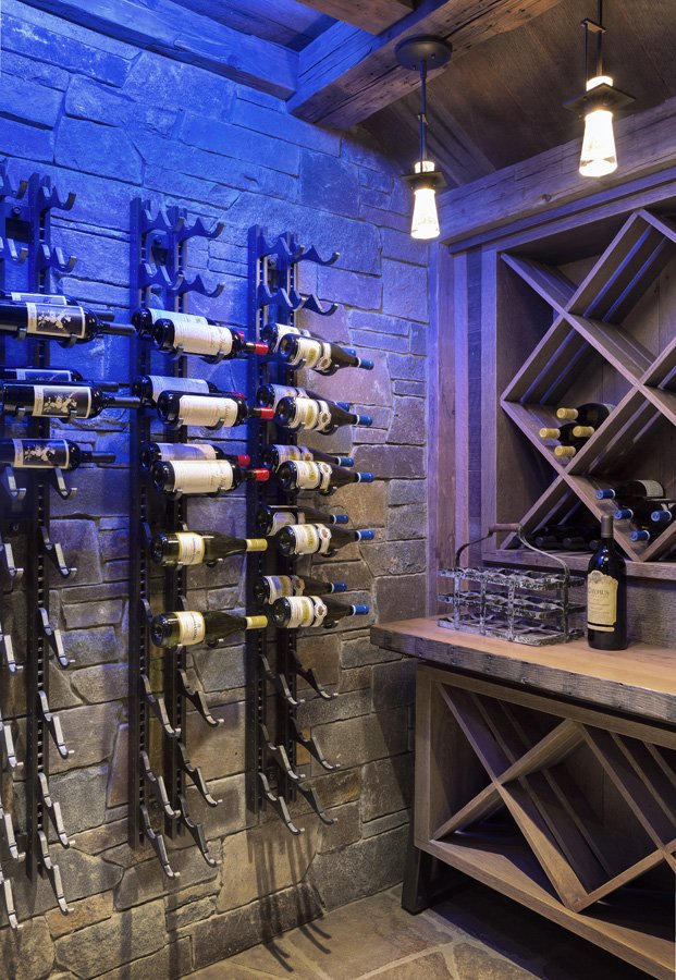 Luxury Wine Cellar in Mammoth Lakes, CA Home