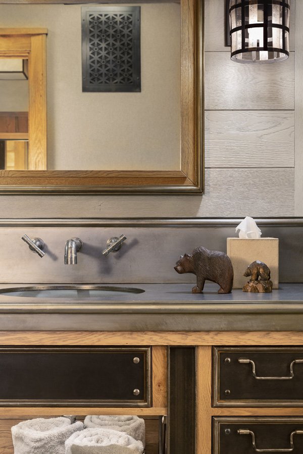 Custom Guest Bathroom in Mammoth Lakes, CA