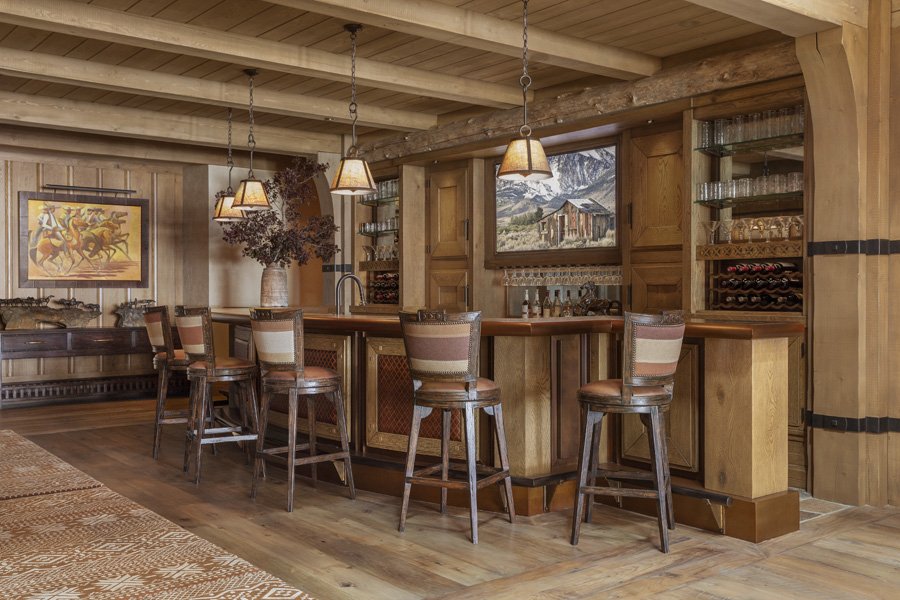 Custom Bar Table and Chairs in Mammoth Lakes, CA