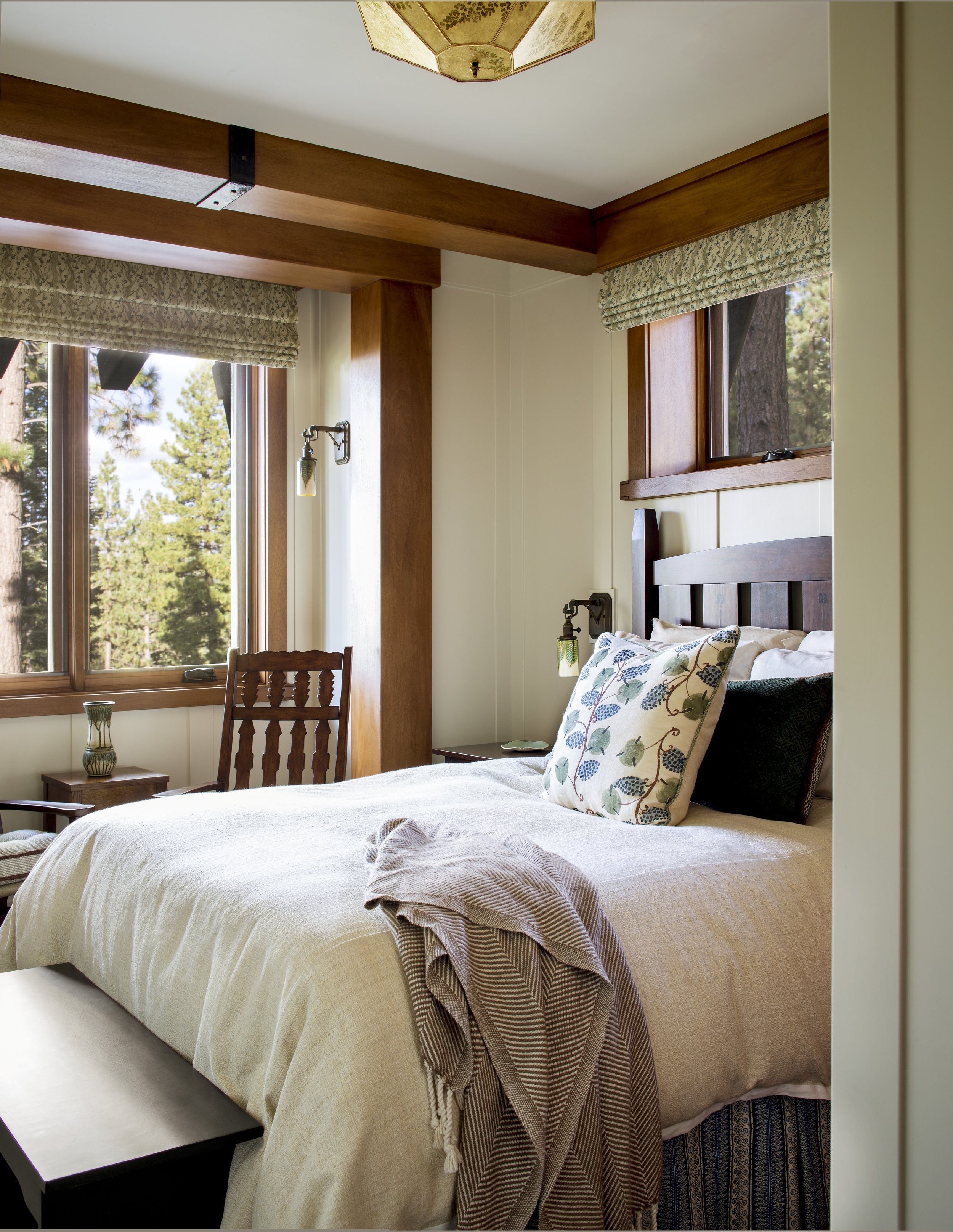 Guest Bedroom with Sitting Area in Martis Camp Tahoe, CA