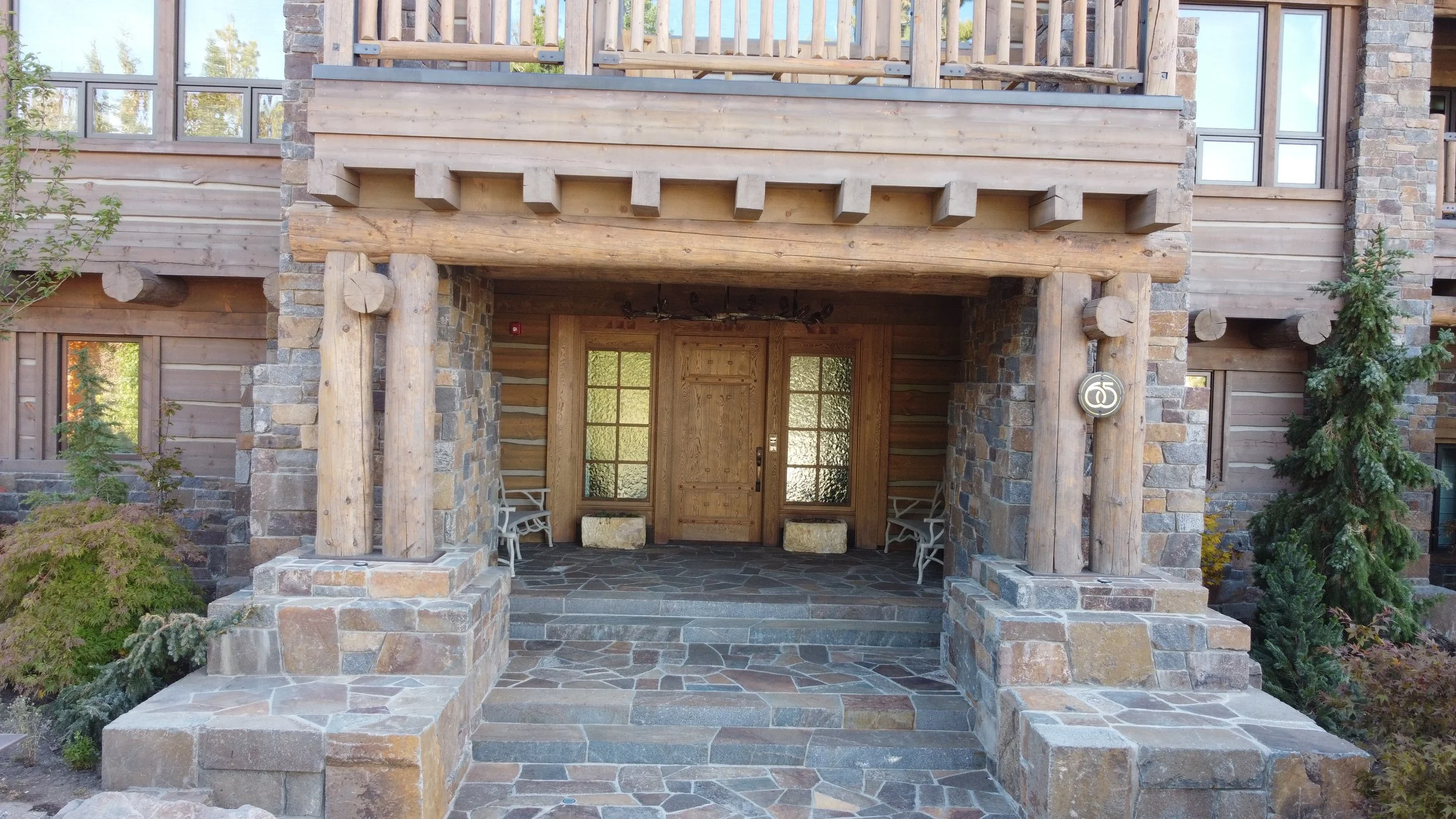 Front Door of Mammoth, Lakes, CA Exterior New Build