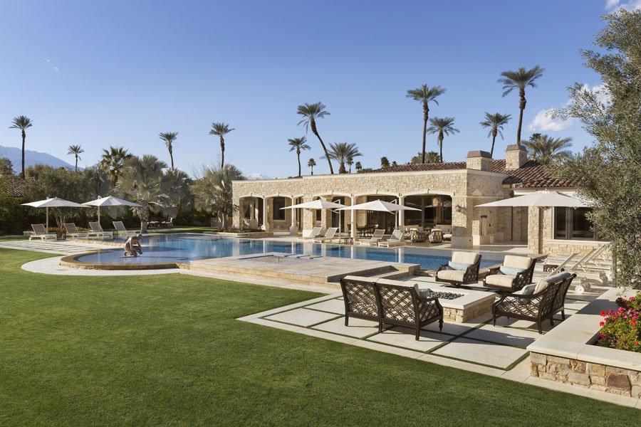 Luxury Outdoor Pool in Palm Desert, CA