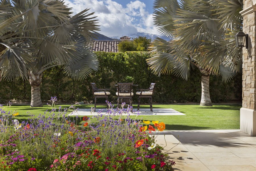 Outdoor Patio and Garden in Palm Desert, CA